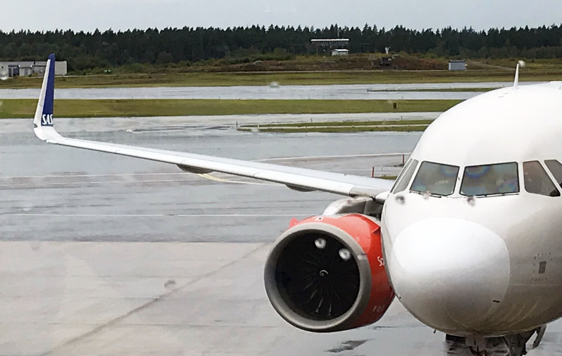 An aircraft parked at Stockholm Arlanda, Sweden. Photo by Anna Strom ©2022.