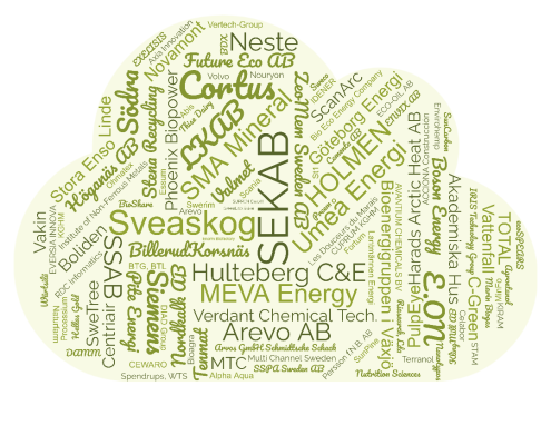 Illustration of Bio4Energy research collaborations.