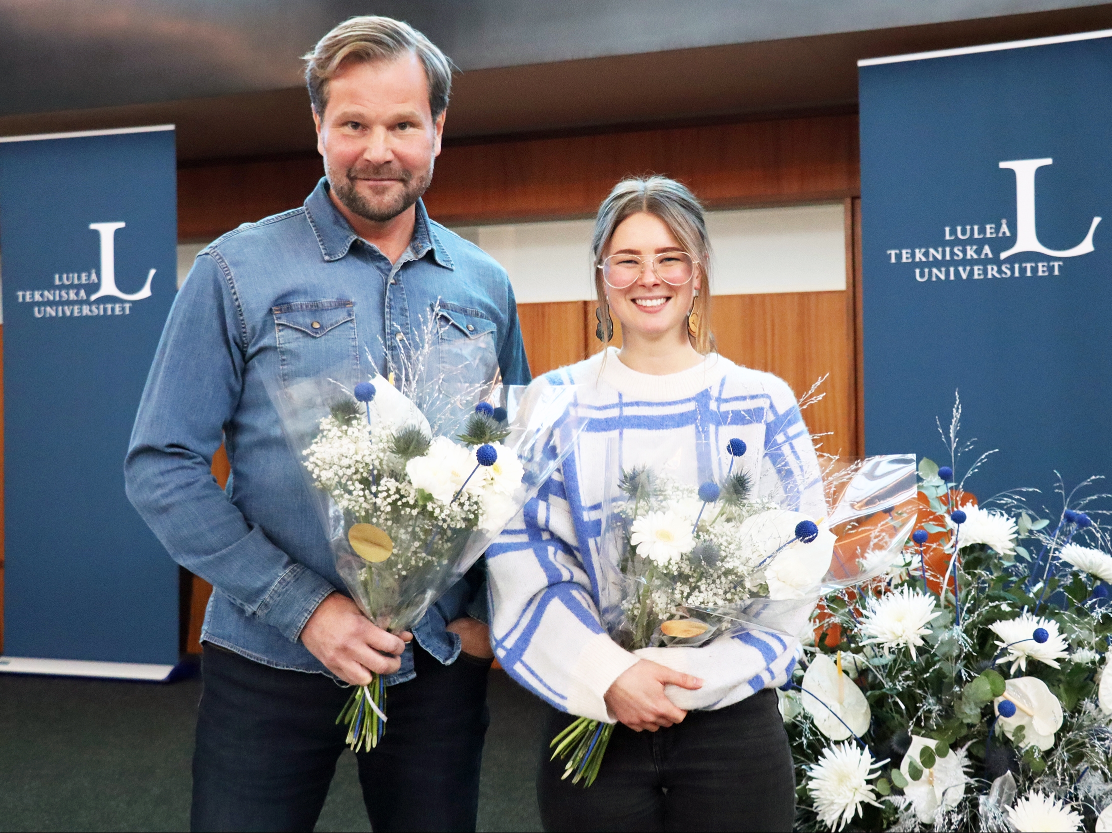 Researchers Jonas Hedlund and Sofie Zätterqvist have won Luleå University of Technology's award Innovator of the Year 2022.
